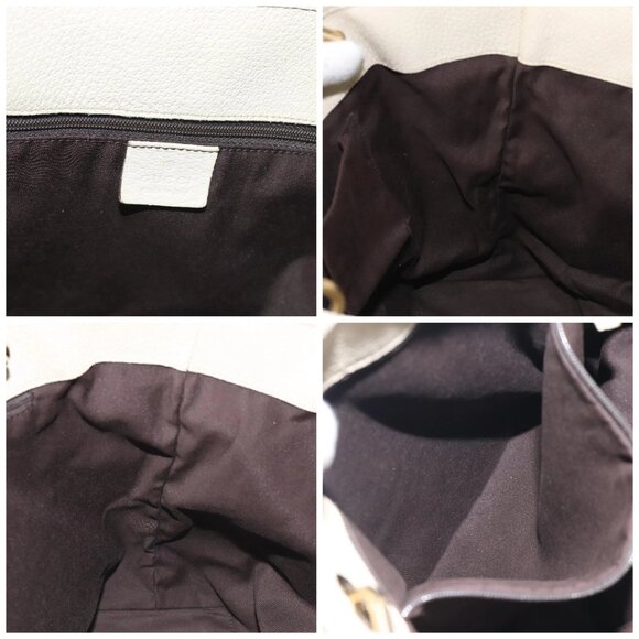 GUCCI GG Canvas Tote Bag Beige Gold 120836 Auth BA3640 - Picture 15 of 16